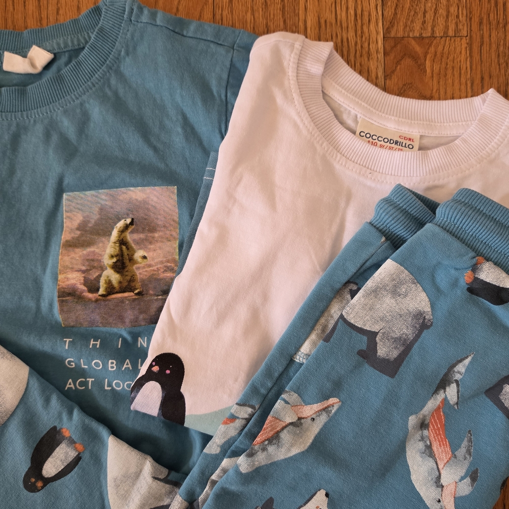Coccodrillo Boys Matching Set Marine Animals Save The Planet Size 5T / EU 110cm